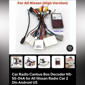 Car Radio Canbus Box Decoder NS-SS-04A for All Nissan Radio Car 2